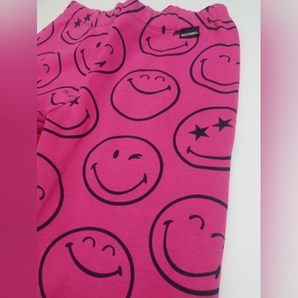 Gap Girls Smilly World Leggings Size L Pink Color - Picture 3 of 14